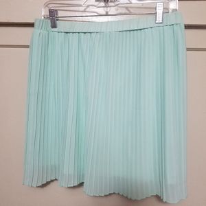 Pleated Mini Skirt